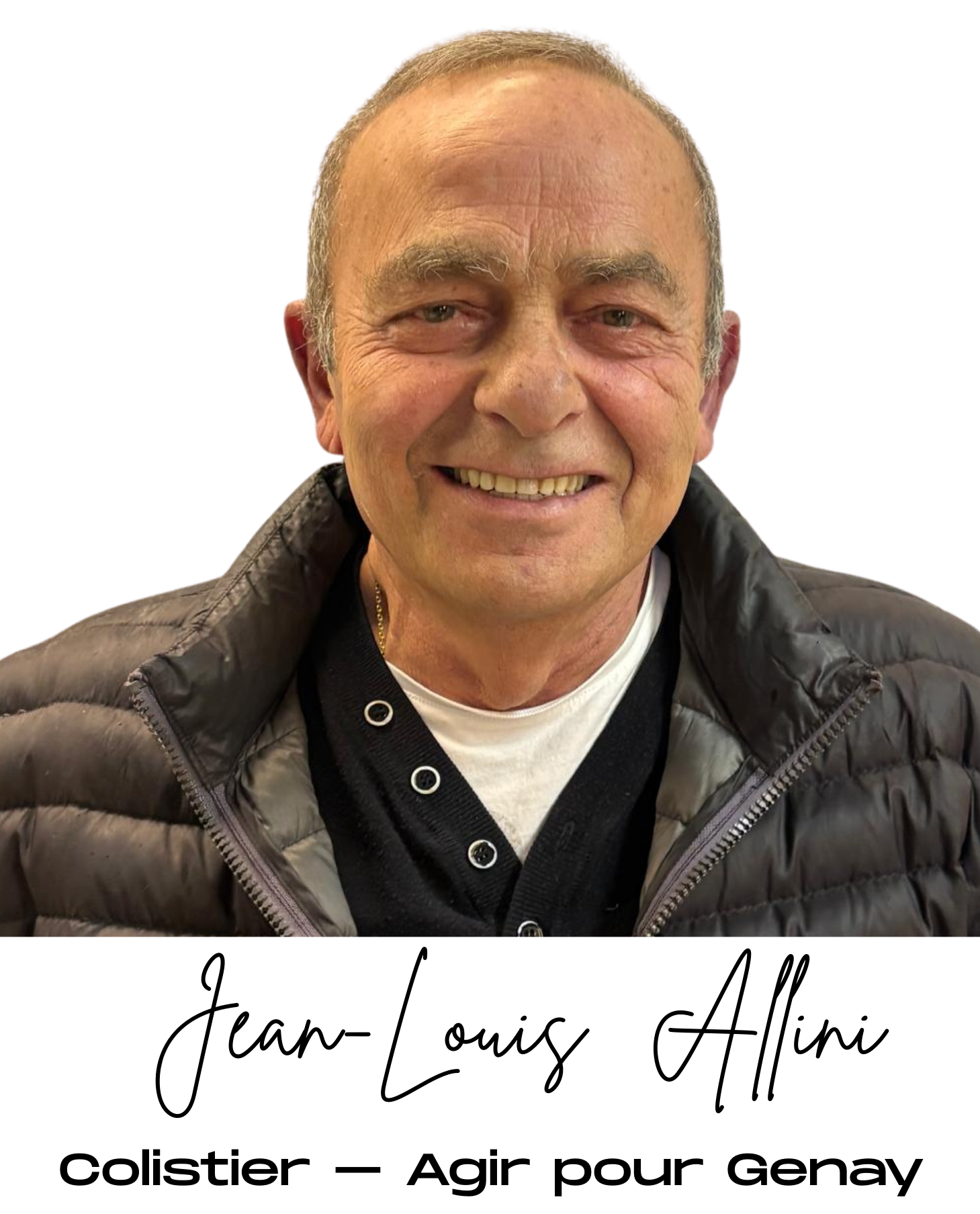 L’Appel de Jean-Louis Allini, colistier d’Agir pour Genay