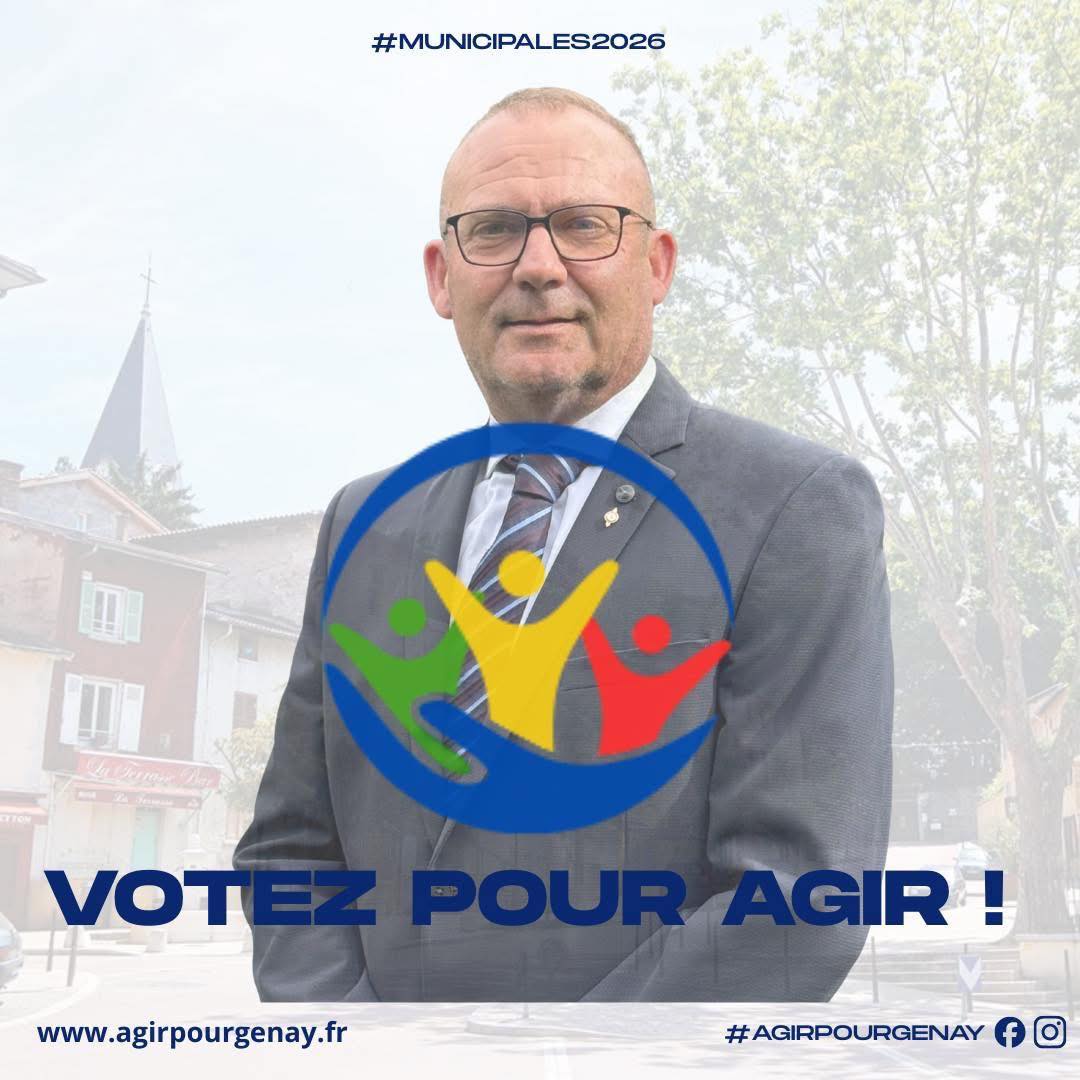 Habitantes, habitants de Genay, votre voix compte.